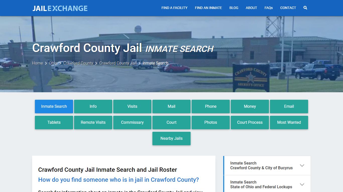 Crawford County Jail Inmate Search - Jail Exchange